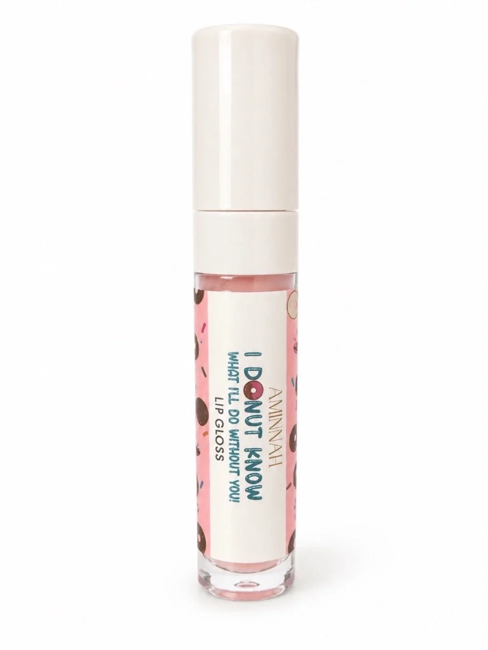 Aminah I Donut Know Pink Lip Gloss - Sheer Pink Shine